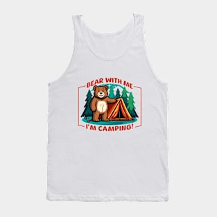 Camping Bear Outdoors Adventure Gift Tank Top